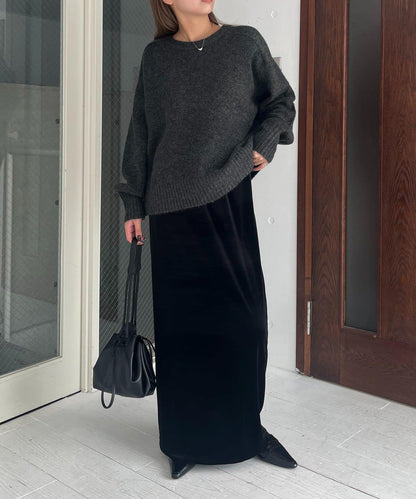 【前後兩穿】柔軟蓬鬆兩穿V領針織衫