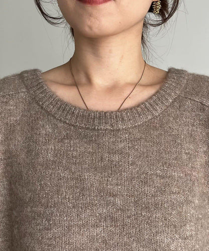 【前後兩穿】柔軟蓬鬆兩穿V領針織衫