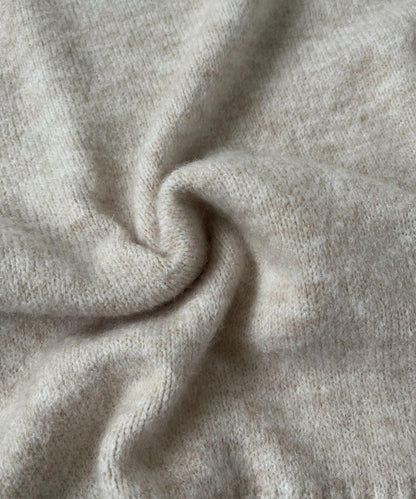 【前後兩穿】柔軟蓬鬆兩穿V領針織衫