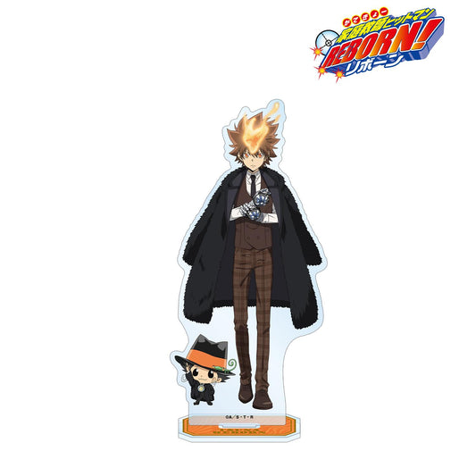 《家庭教師HITMAN REBORN!》_新繪 沢田綱吉&里包恩 毛皮大衣×西裝ver. 大號亞克力立牌