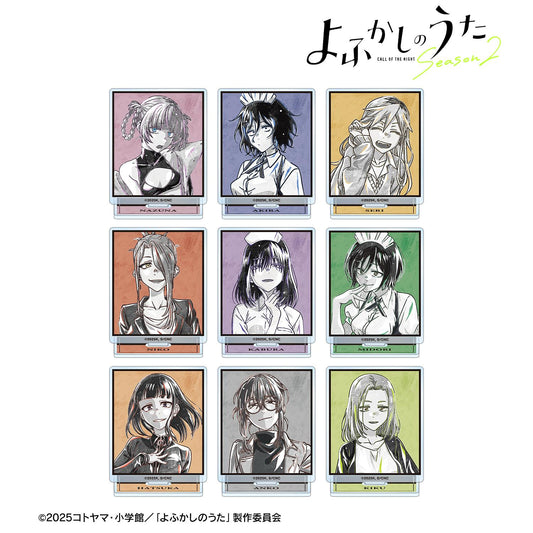 《徹夜之歌》 Season2_隨機 Ani-Art BLACK LABEL 亞克力立牌（單品/全套BOX）【BOX/9包入】