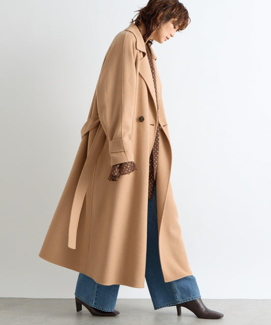 【輕盈穿著感】雙面長款風衣