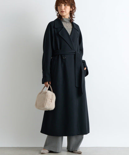 【輕盈穿著感】雙面長款風衣