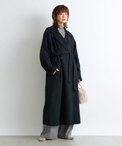 【輕盈穿著感】雙面長款風衣