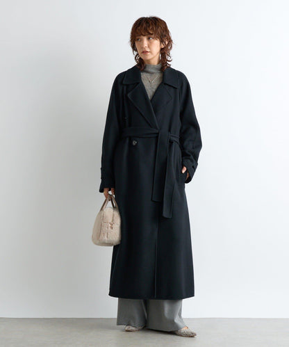 【輕盈穿著感】雙面長款風衣