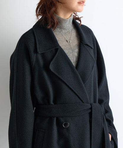 【輕盈穿著感】雙面長款風衣