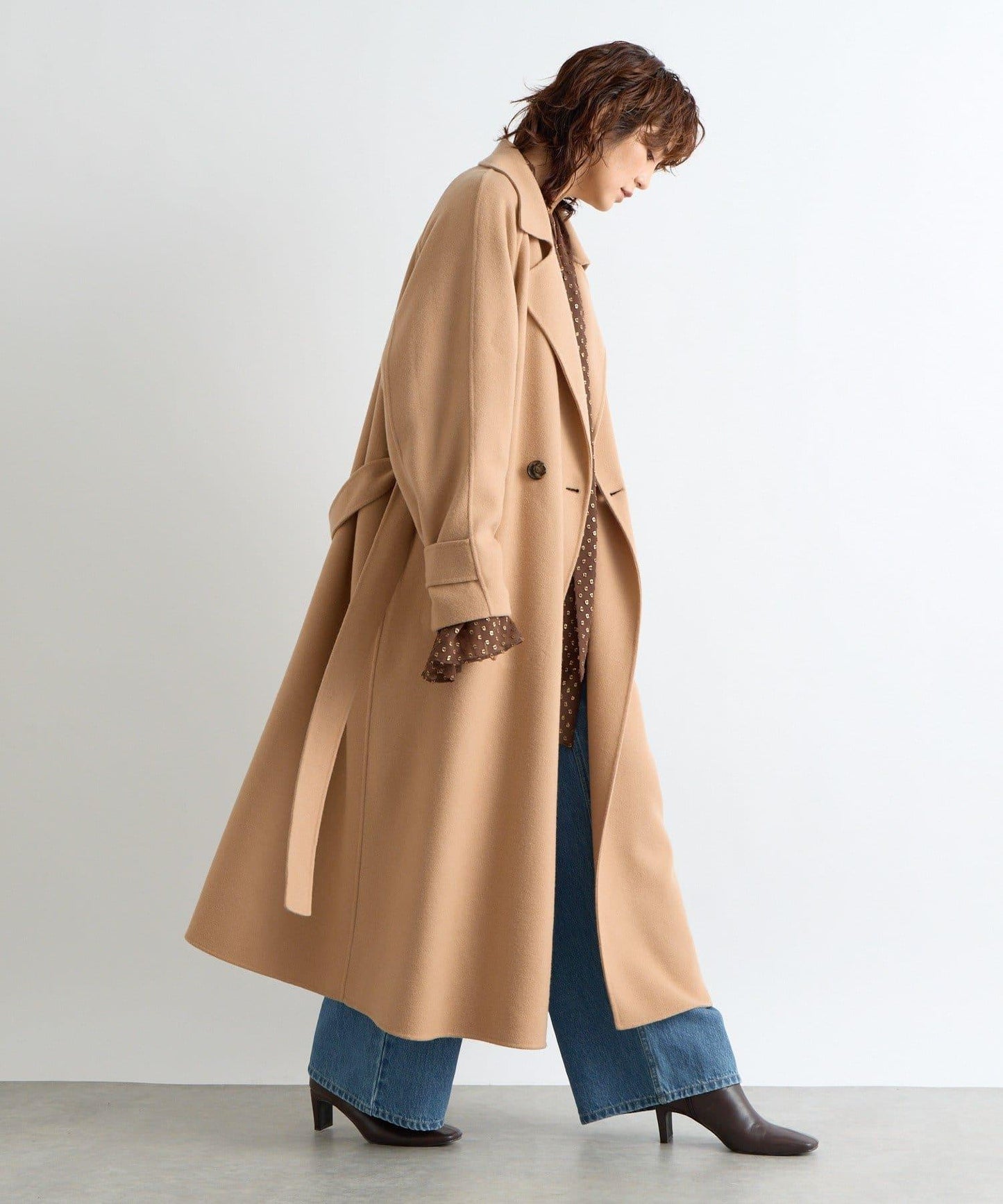 【輕盈穿著感】雙面長款風衣