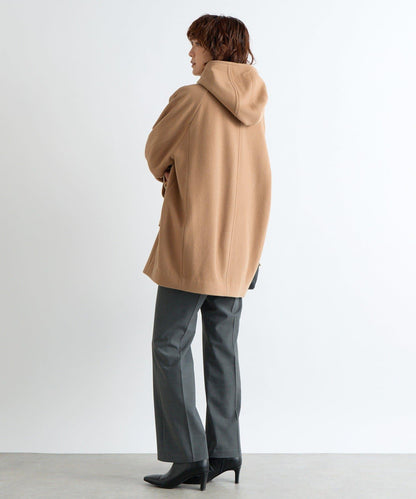 【臉部周圍華麗】海狸絨連帽大衣