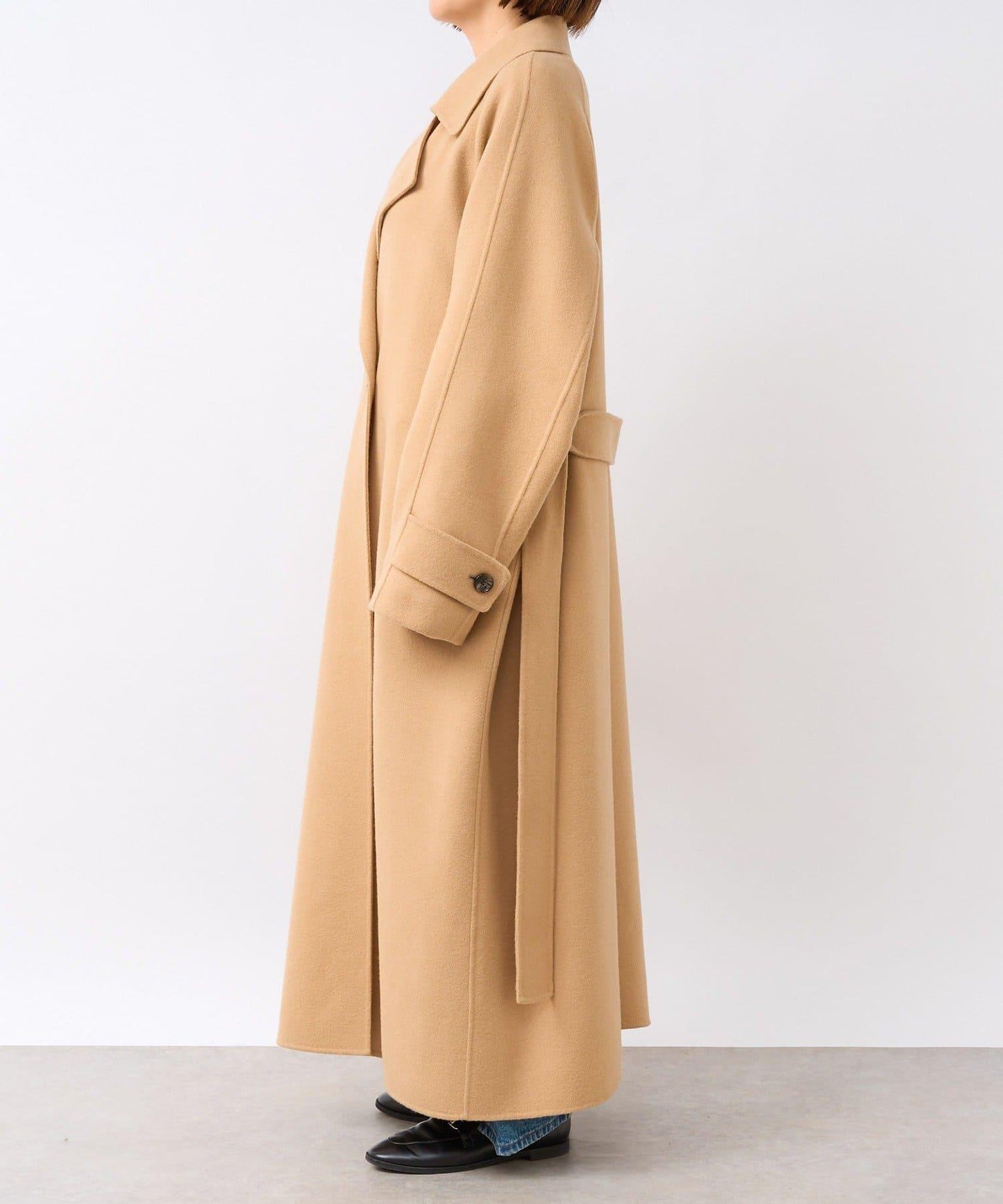 【輕盈穿著感】雙面長款風衣