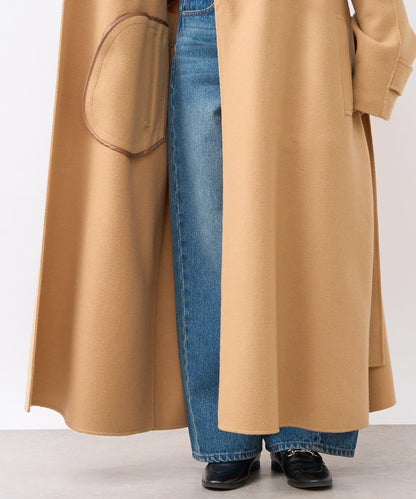 【輕盈穿著感】雙面長款風衣