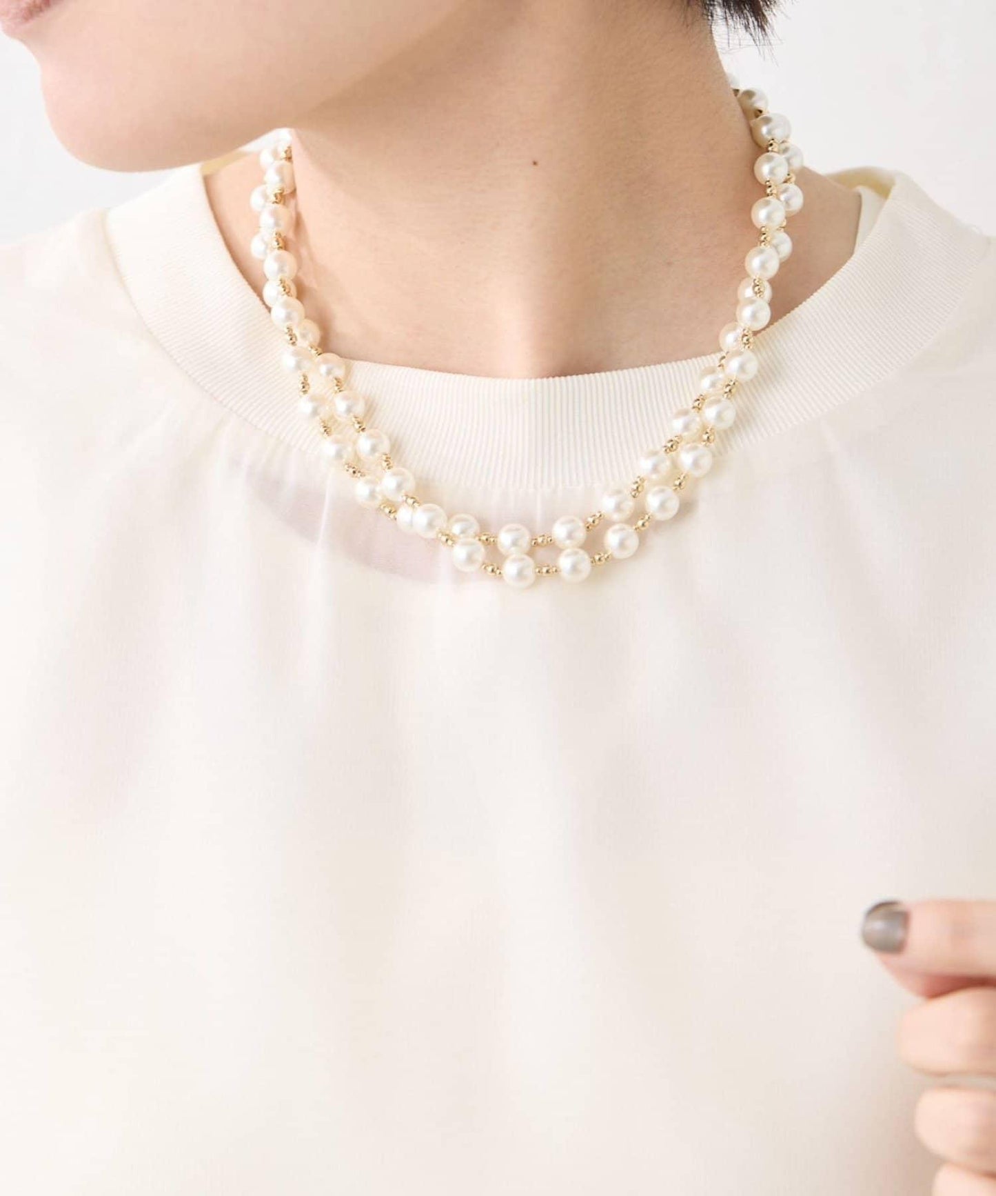 點綴珍珠項鍊