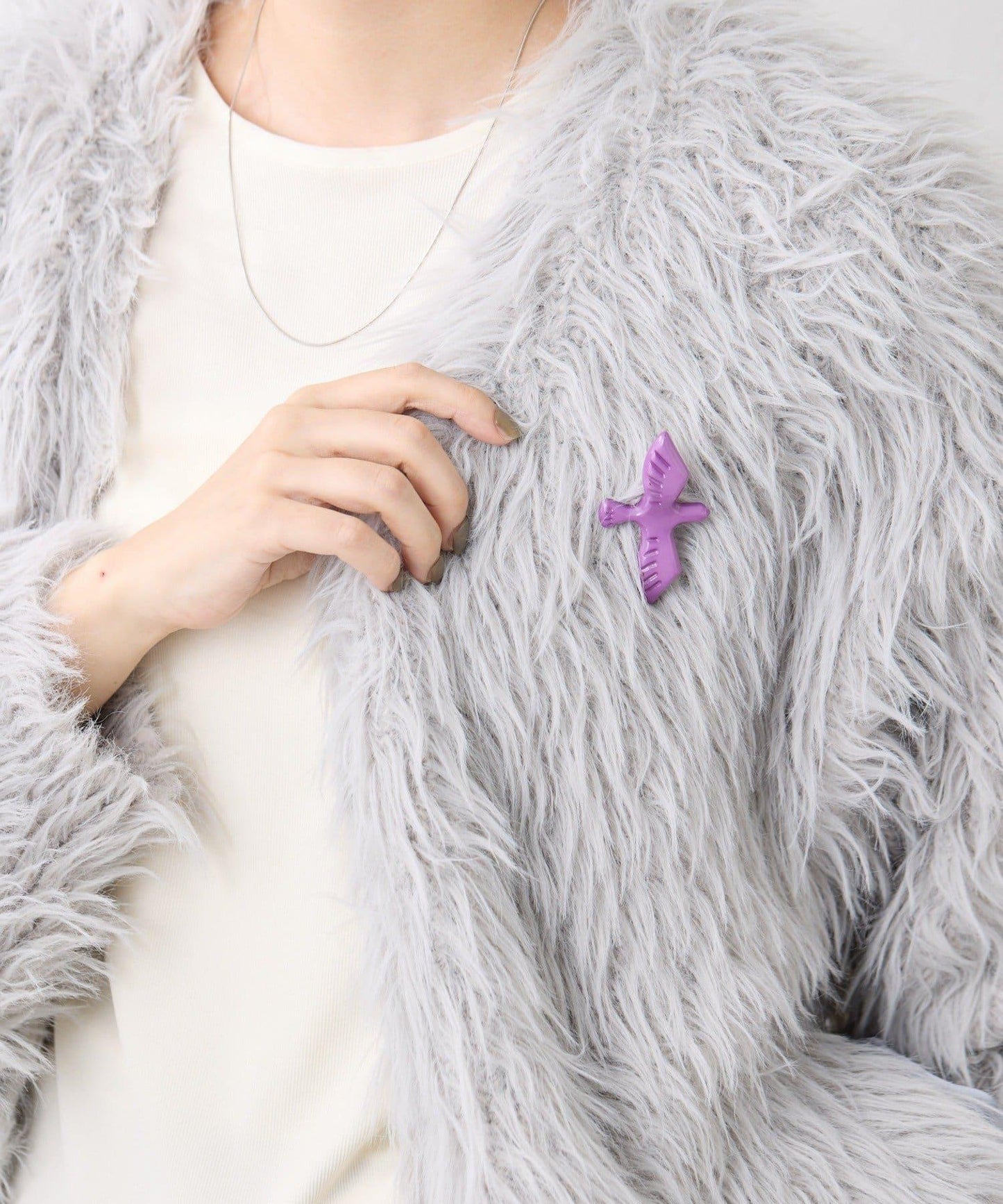 【ear PAPILLONNER】展翅飛鳥胸針