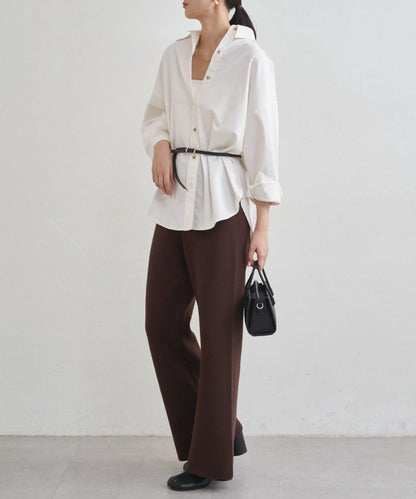 衛衣風針織長褲