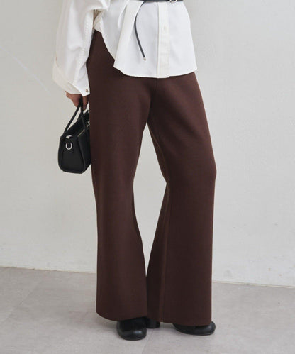 衛衣風針織長褲