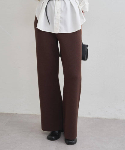 衛衣風針織長褲