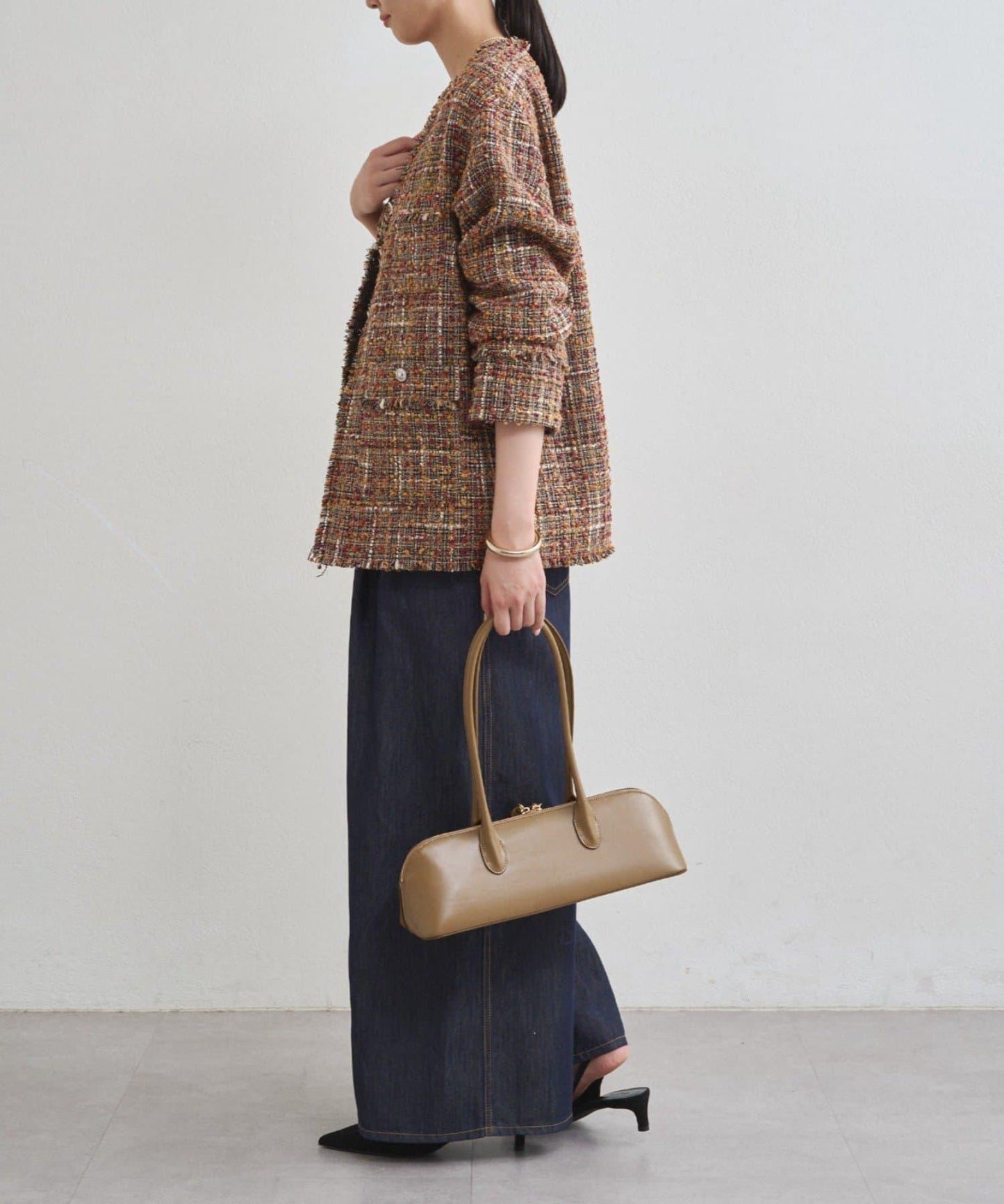 牛仔吊帶連體褲