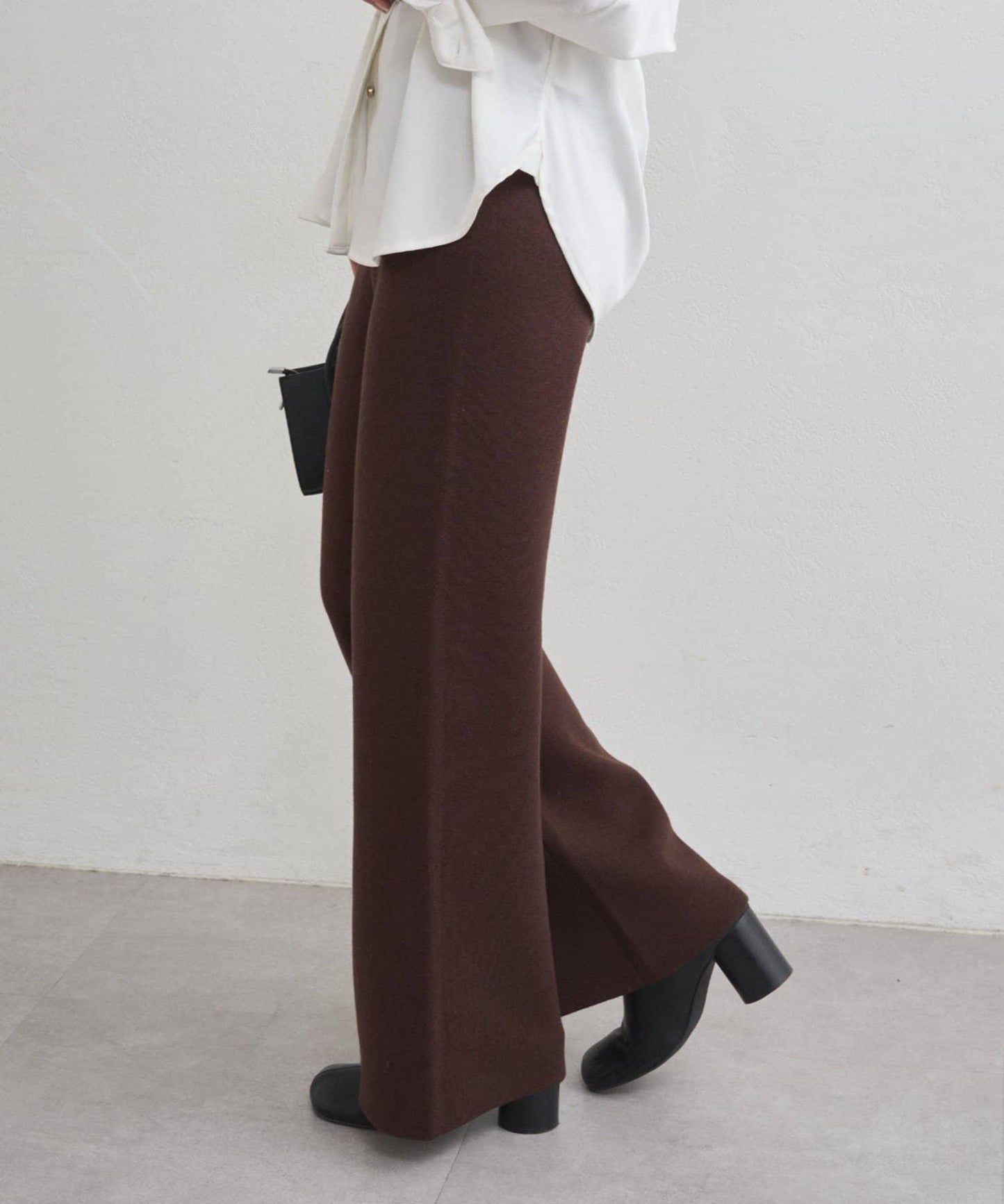 衛衣風針織長褲