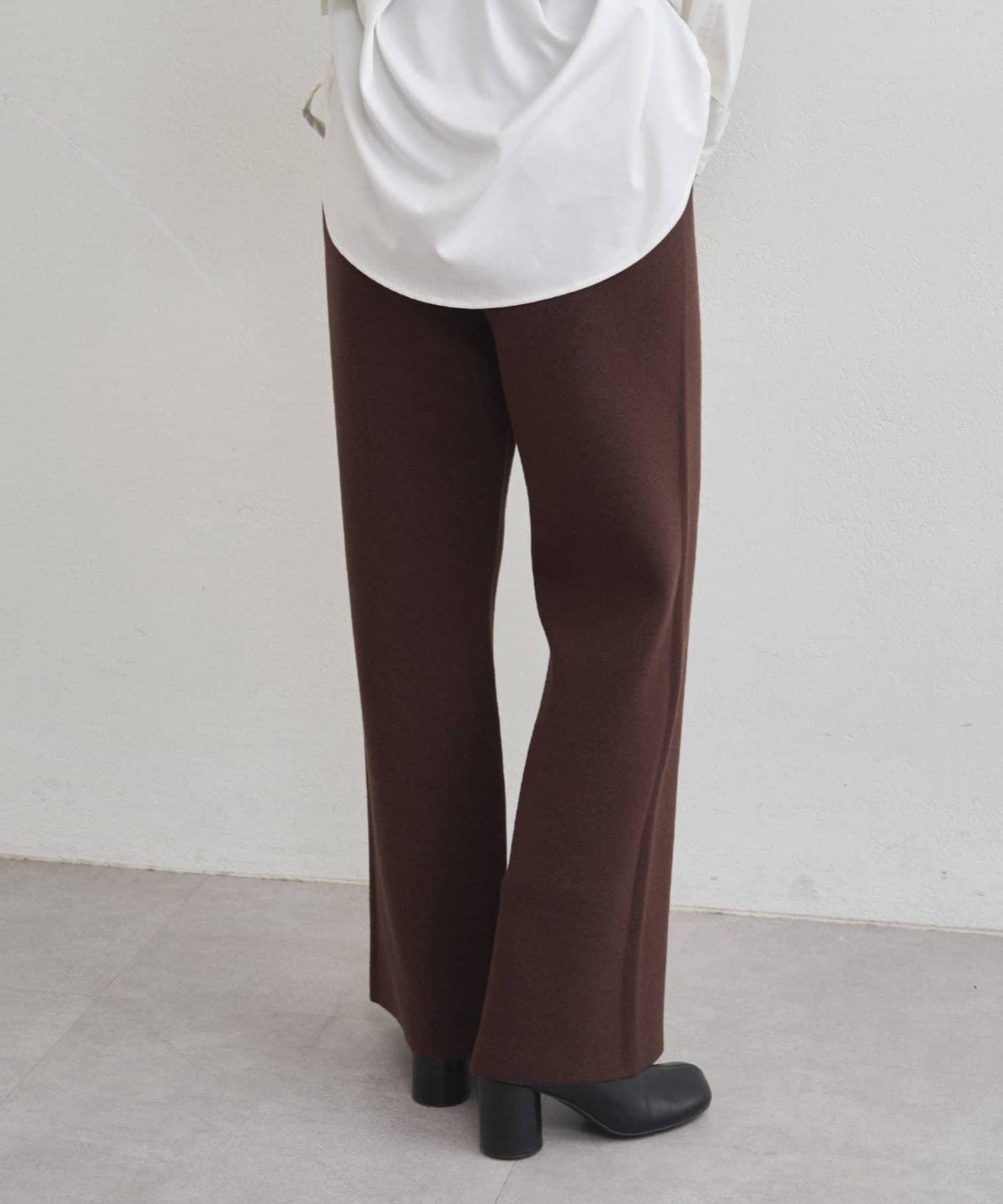 衛衣風針織長褲