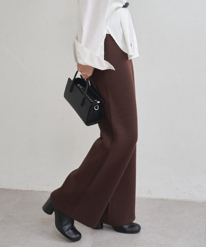 衛衣風針織長褲