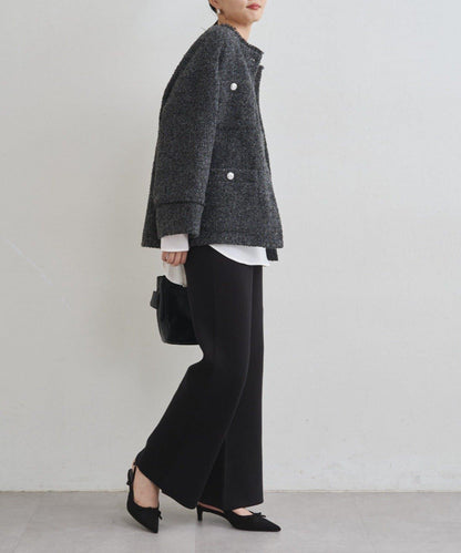 衛衣風針織長褲