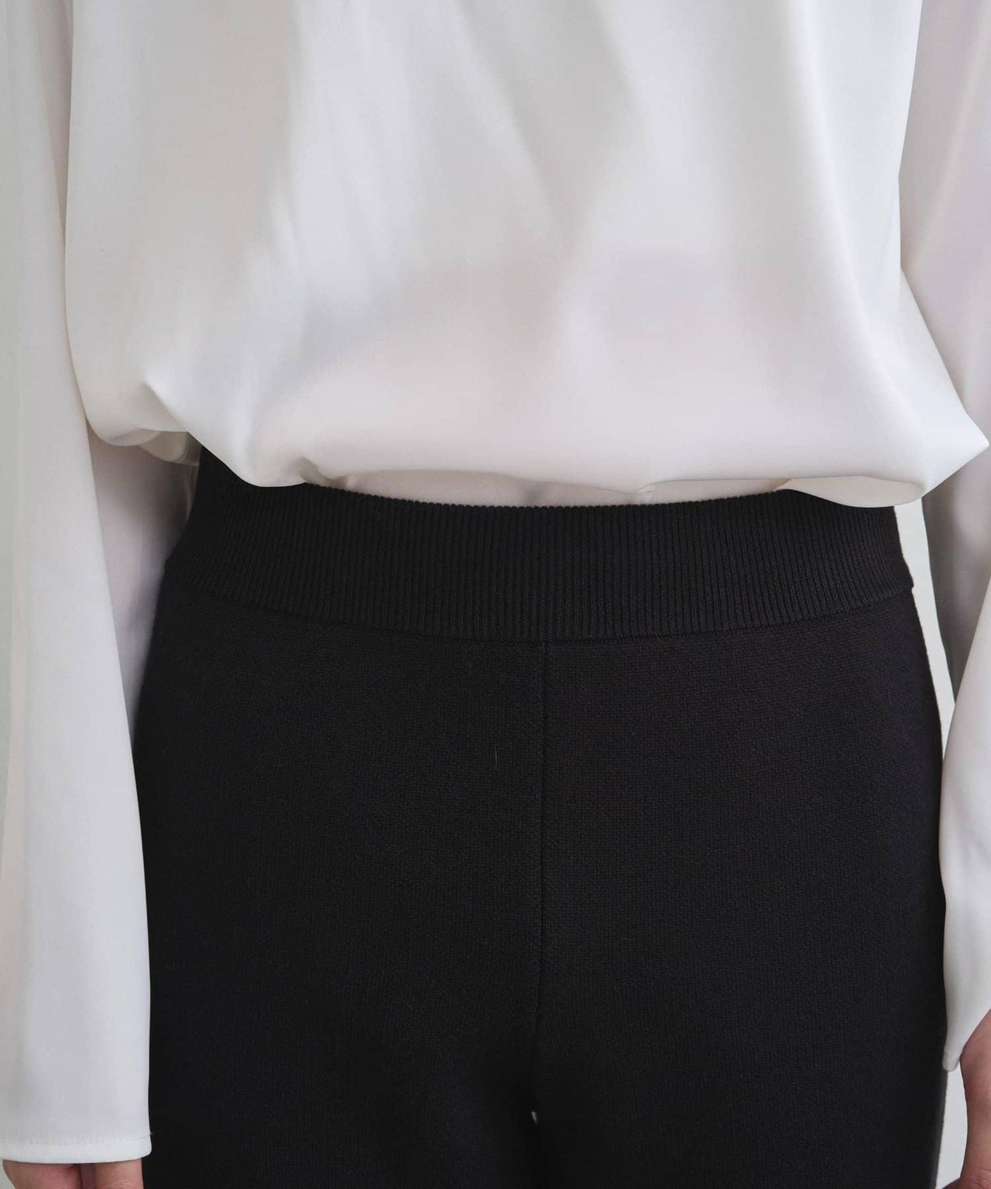 衛衣風針織長褲