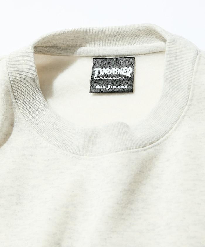 THRASHER×FREAK'S STORE / THRASHER 聯名特別款寬鬆版型印花圓領衛衣 / CAT