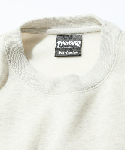 THRASHER×FREAK'S STORE / THRASHER 聯名特別款寬鬆版型印花圓領衛衣 / CAT
