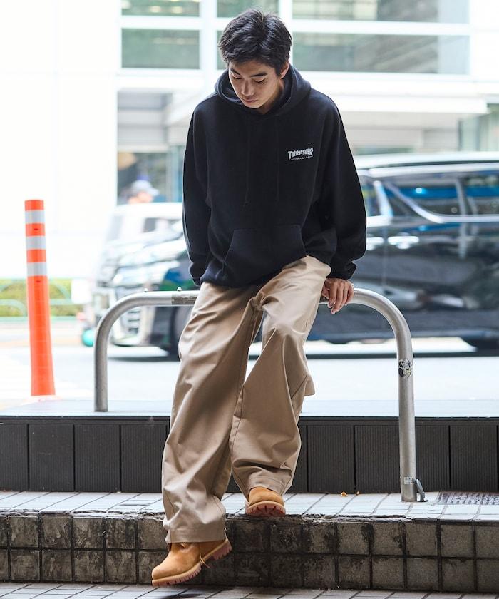 THRASHER×FREAK'S STORE 特別款 寬鬆版型 背部印花 套頭衛衣 / Japan Art