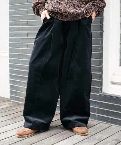 寬鬆燈芯絨休閒褲