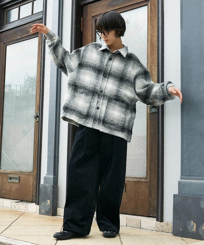 寬鬆燈芯絨休閒褲