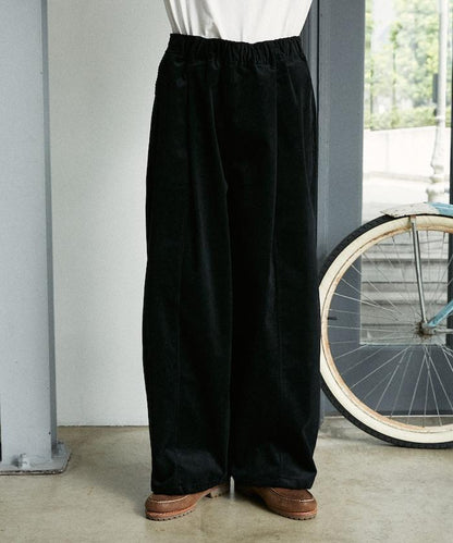 寬鬆燈芯絨休閒褲