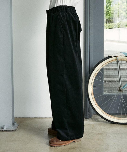 寬鬆燈芯絨休閒褲