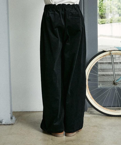 寬鬆燈芯絨休閒褲