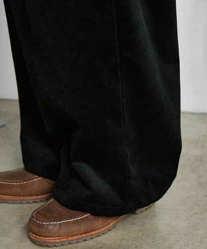 寬鬆燈芯絨休閒褲