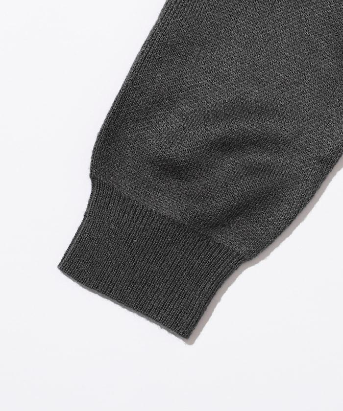 仿衛衣風動物提花針織衫