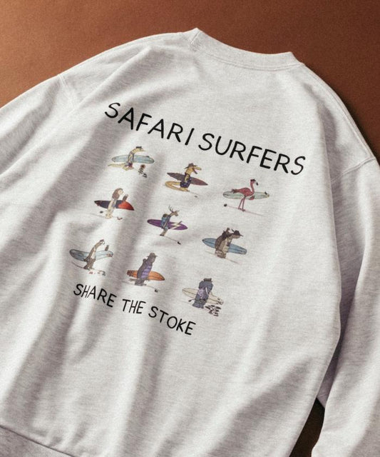 Safari Surfers 圓領衛衣