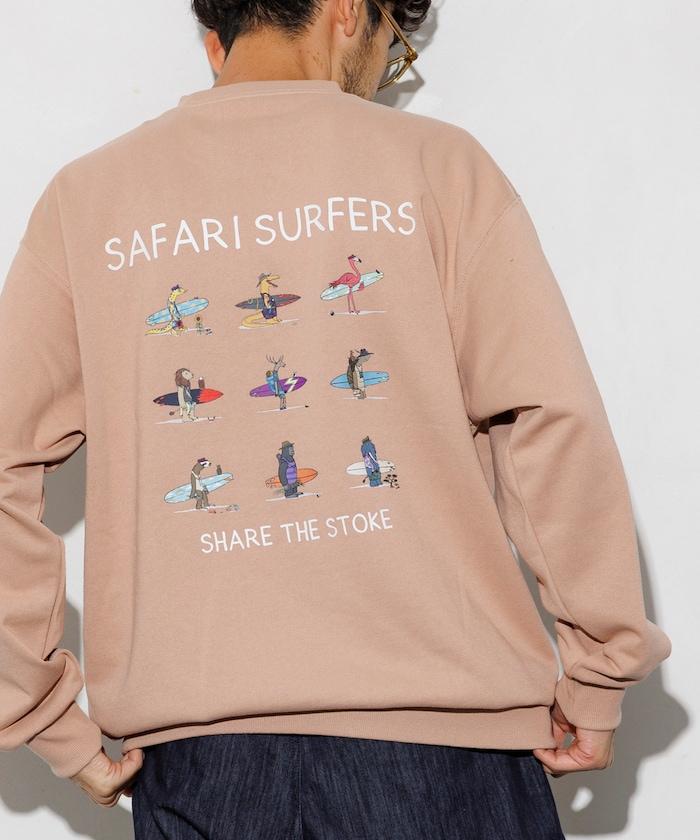 Safari Surfers 圓領衛衣
