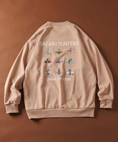 Safari Surfers 圓領衛衣