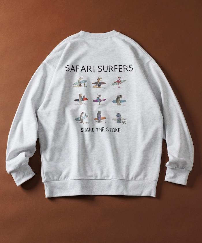 Safari Surfers 圓領衛衣