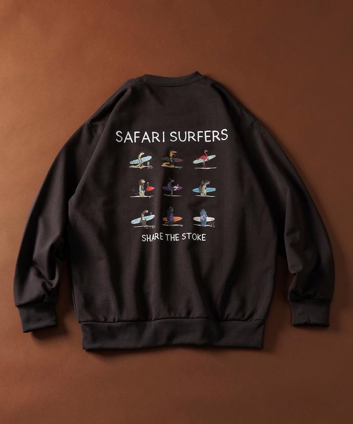 Safari Surfers 圓領衛衣