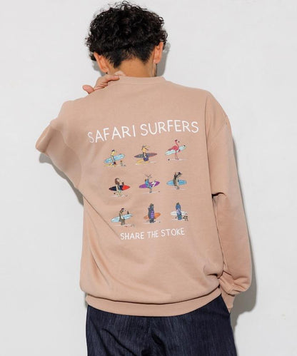 Safari Surfers 圓領衛衣