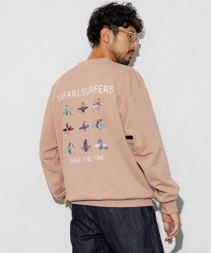 Safari Surfers 圓領衛衣