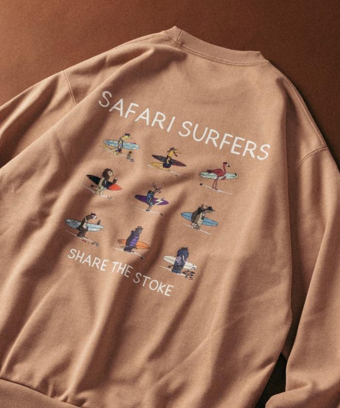 Safari Surfers 圓領衛衣