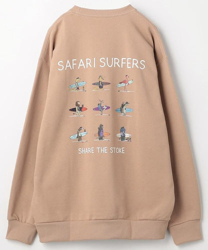 Safari Surfers 圓領衛衣