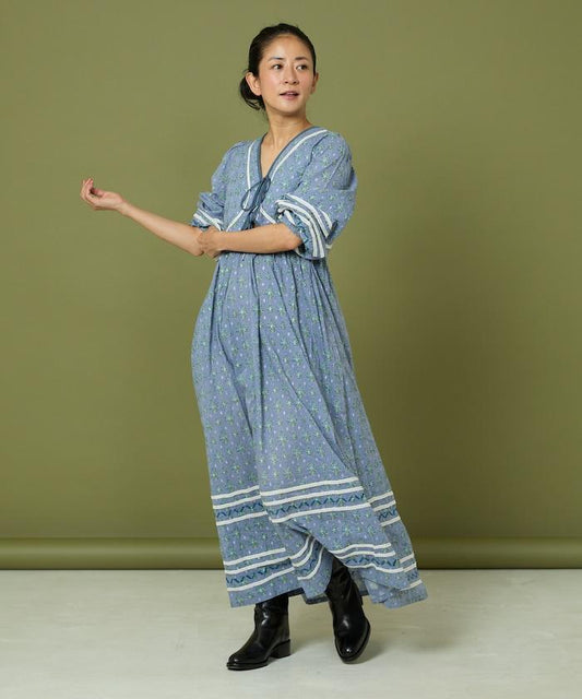 胸部絎縫 蝴蝶結 胸部鏤空 連衣裙