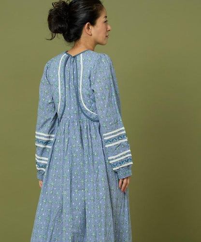 胸部絎縫 蝴蝶結 胸部鏤空 連衣裙