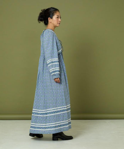 胸部絎縫 蝴蝶結 胸部鏤空 連衣裙