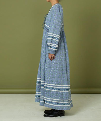 胸部絎縫 蝴蝶結 胸部鏤空 連衣裙