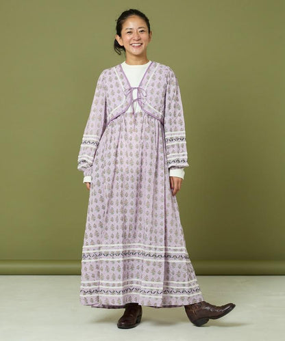 胸部絎縫 蝴蝶結 胸部鏤空 連衣裙