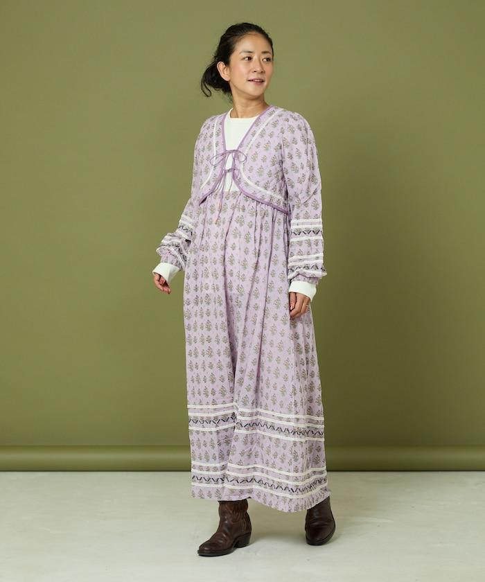 胸部絎縫 蝴蝶結 胸部鏤空 連衣裙